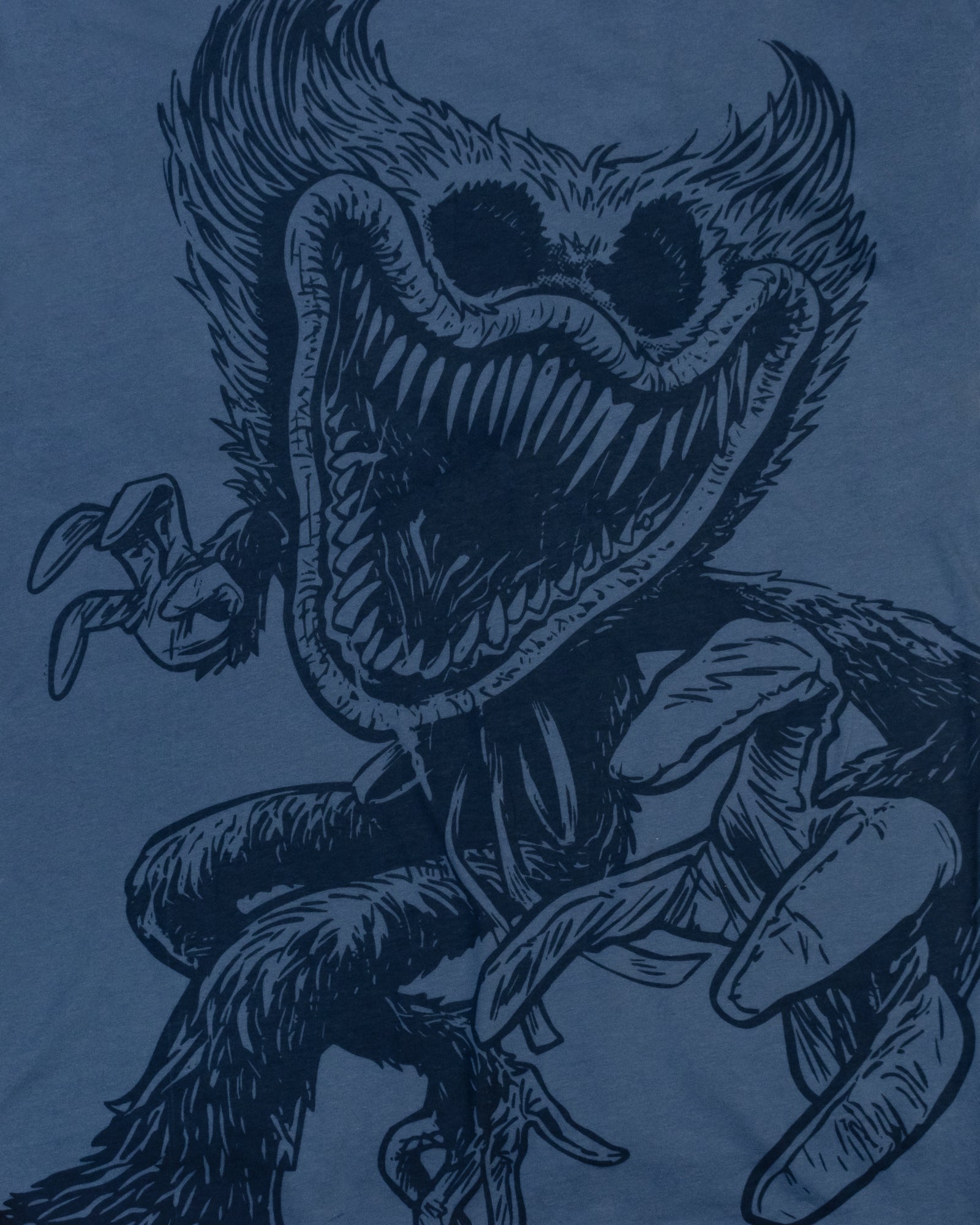 Nightmare Huggy Wuggy Oversize Print Tee - Image 3
